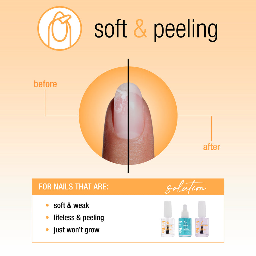 Nail Tek Nail Recovery For Soft Peeling Nails 3pc Kit
