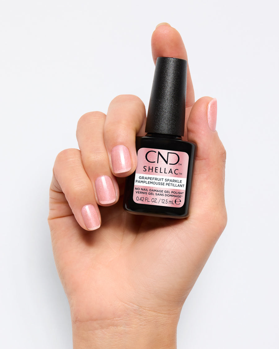 CND® SHELLAC® Colour Coat Grapefruit Sparkle 12.5 mL
