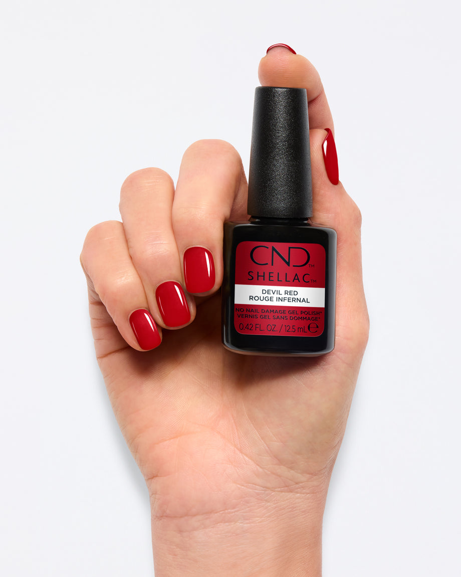 CND™ SHELLAC® Colour Coat Devil Red 12.5 mL