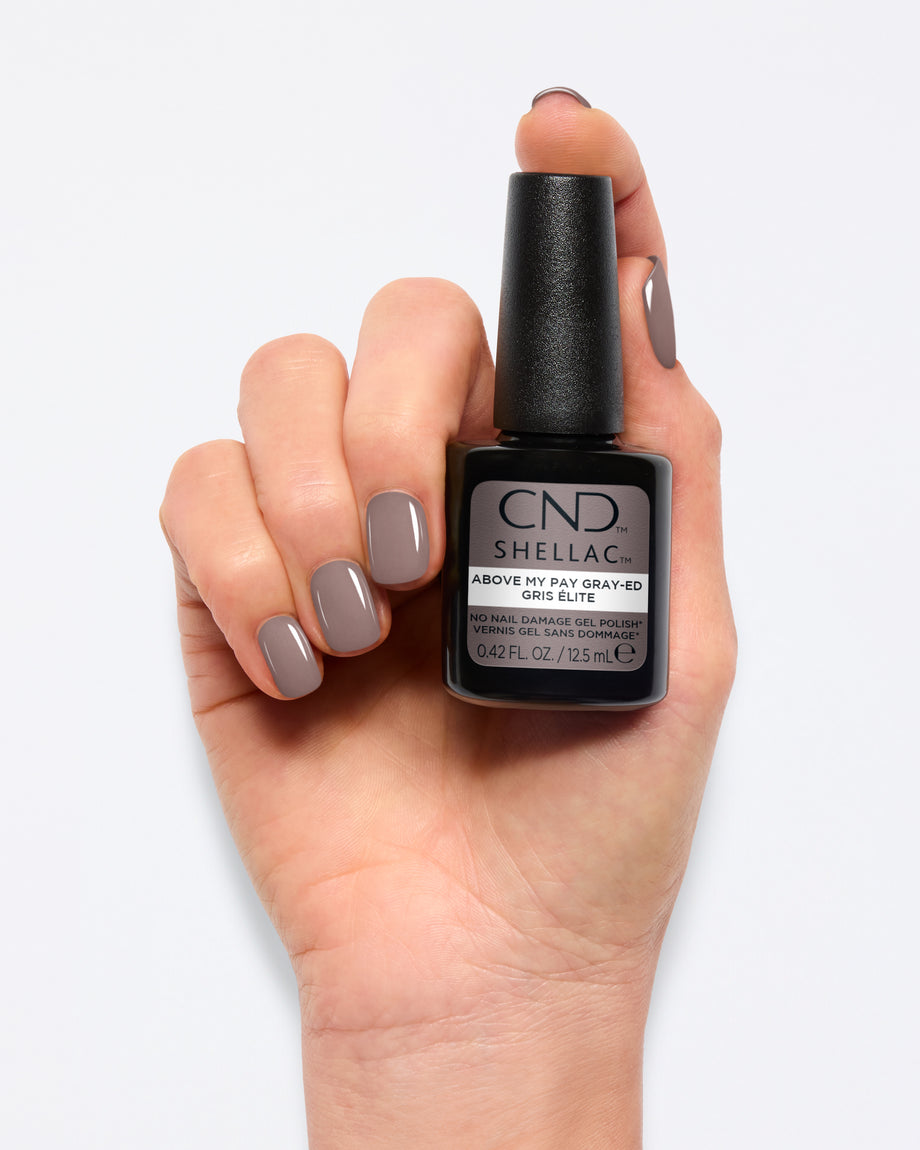 CND™ SHELLAC® Colour Coat Above My Pay Gray-ed 12.5 mL