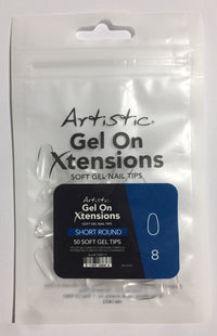 Artistic Gel On Xtensions Short Round Refill #8 50pk