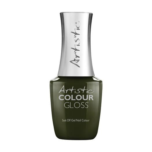 Artistic Gel Nail Polish- My Favorite View - Dark Olive Green 15 ml - Professional Salon Brands