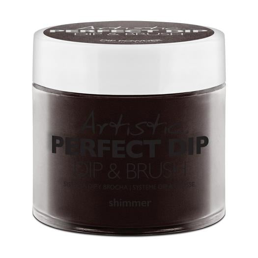 Artistic Dip & Brush - My Sweet Escape, Black Red Pearl 23g - Professional Salon Brands