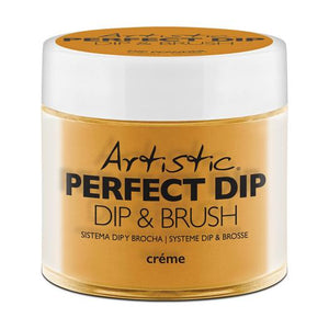 Artistic Dip & Brush - Wander with Me - Yellow Mustard Creme 23g - Professional Salon Brands