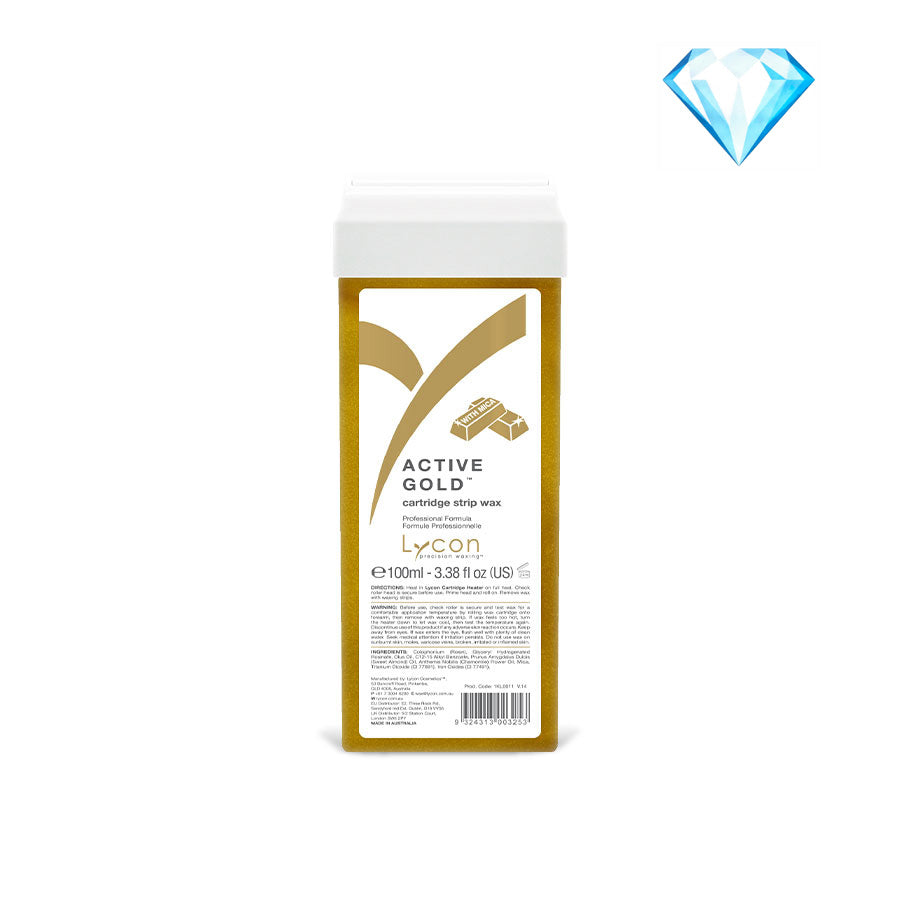 Lycon Active Gold Strip Wax Cartridge 100ML