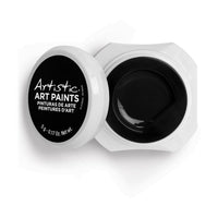 Artistic Nail Design Nail Art Paints - Black Crème