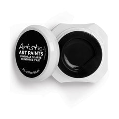 Artistic Nail Design Nail Art Paints - Black Crème - Professional Salon Brands