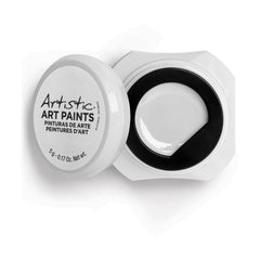 Artistic Nail Design Nail Art Paints - White Crème - Professional Salon Brands