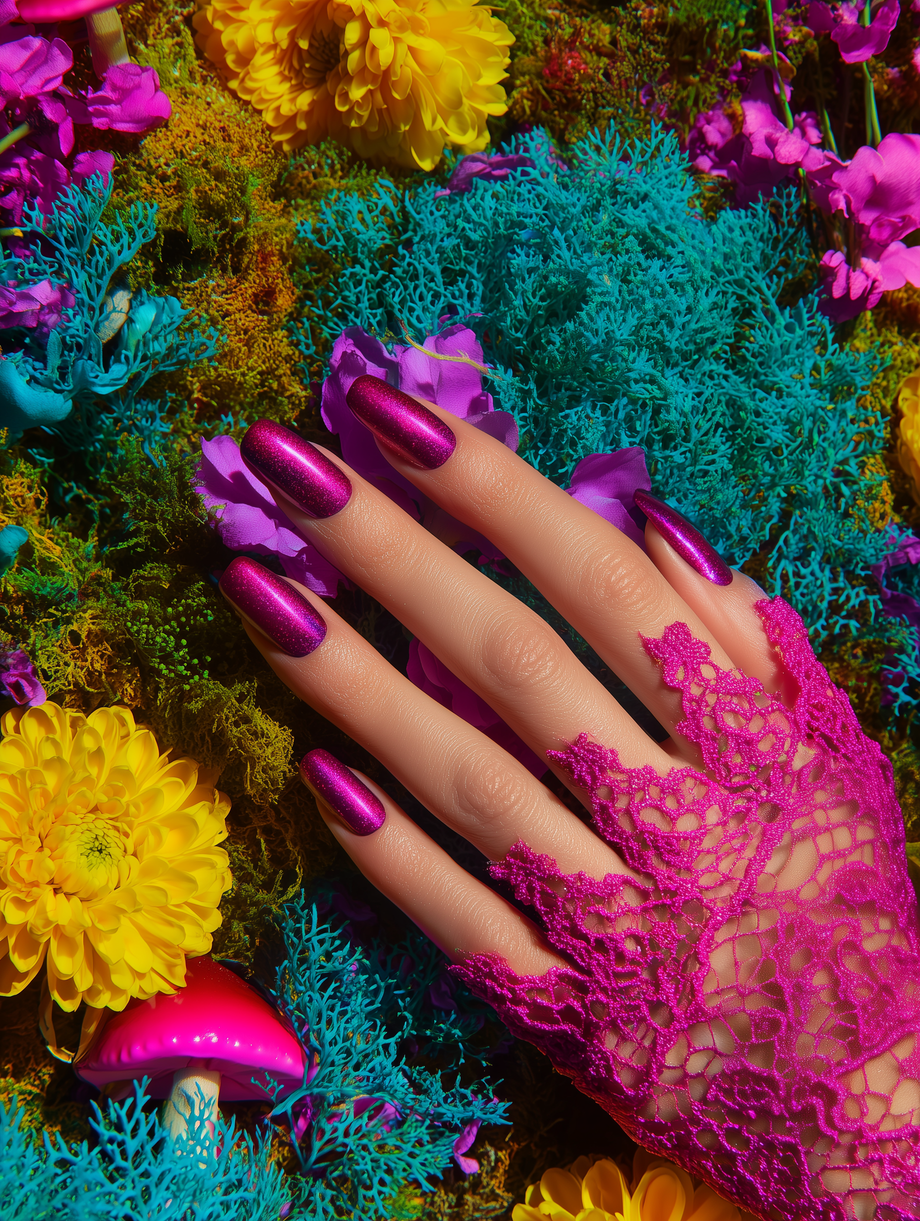 Artistic Nail Design Electric Euphoria Display 12pc