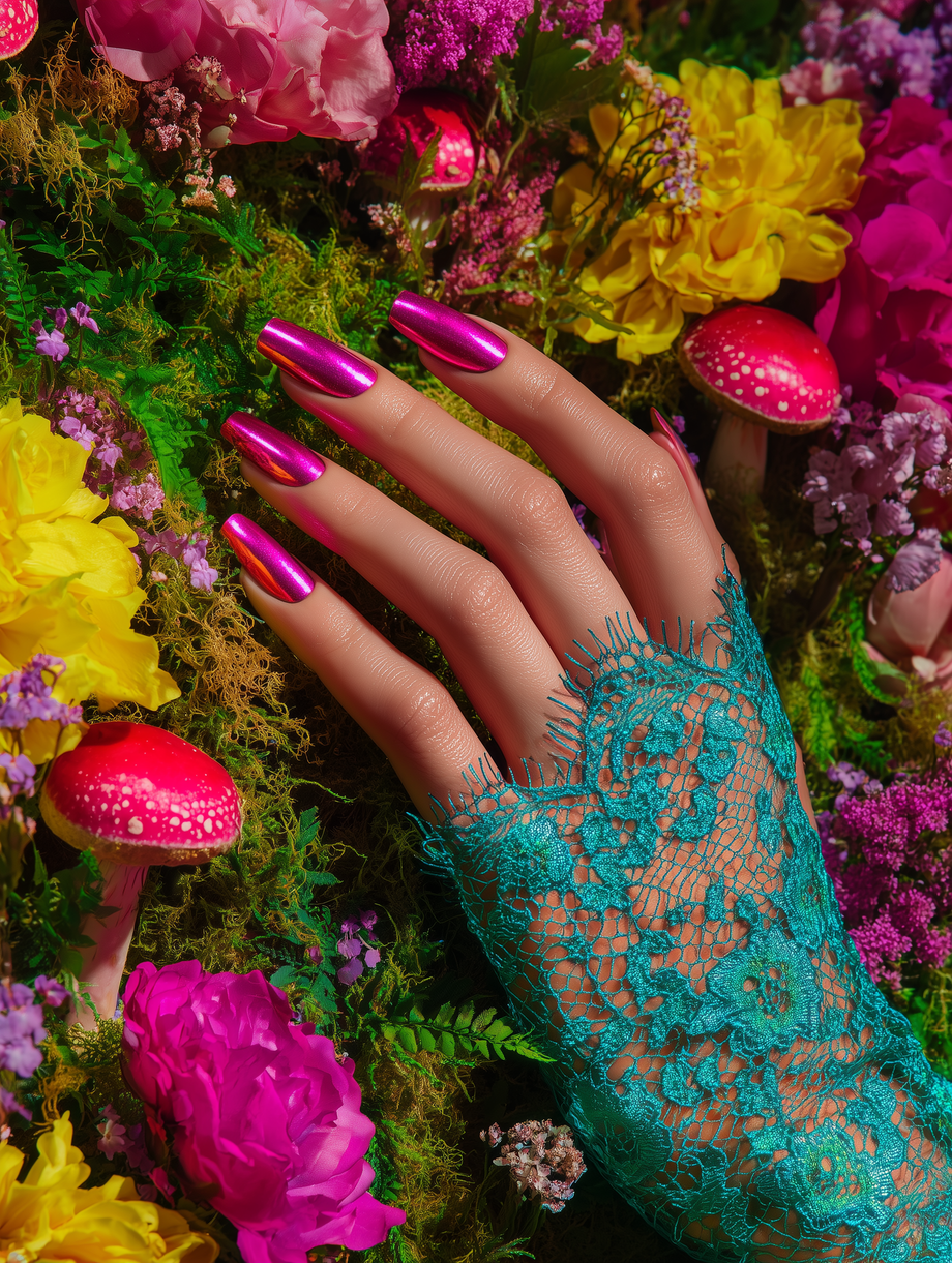Artistic Nail Design Electric Euphoria Display 12pc