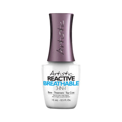 Artistic Breathable 3-IN-1 Lacquer Base, Treatment, Top Coat - 15ml - Professional Salon Brands
