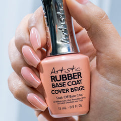 Artistic Cover Beige Rubber Base Coat - 15ml - Professional Salon Brands