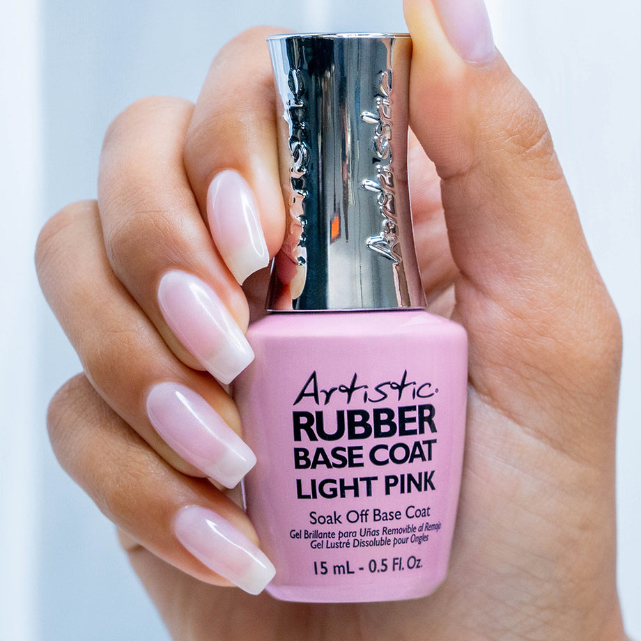Artistic Light Pink Rubber Base Coat - 15ml - Professional Salon Brands
