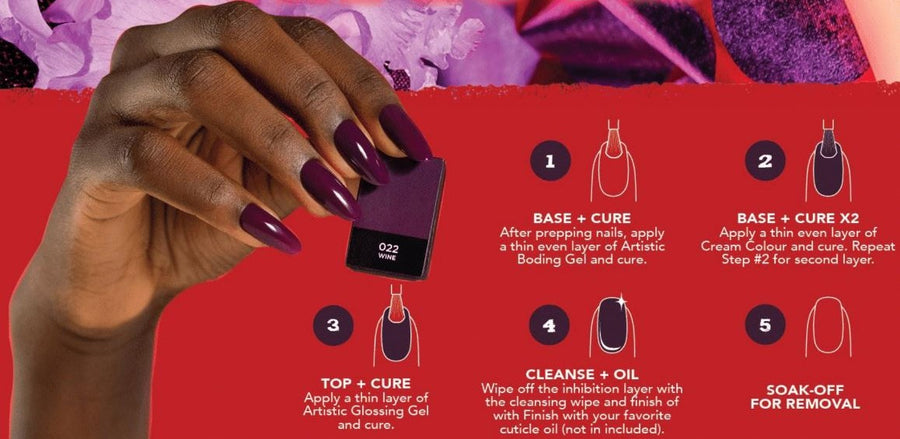 Artistic Nail Design Cream Gel Palette - Euphoria 6 Piece