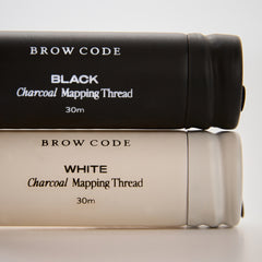 Brow Code Charcoal Brow Mapping Thread 30m - Professional Salon Brands