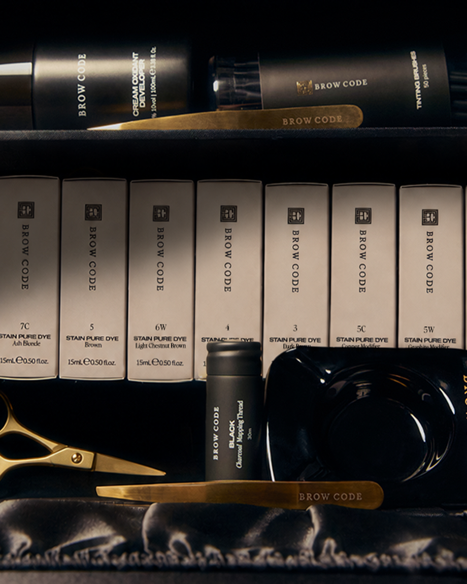 Brow Code Stain Pure Dye Professional Kit