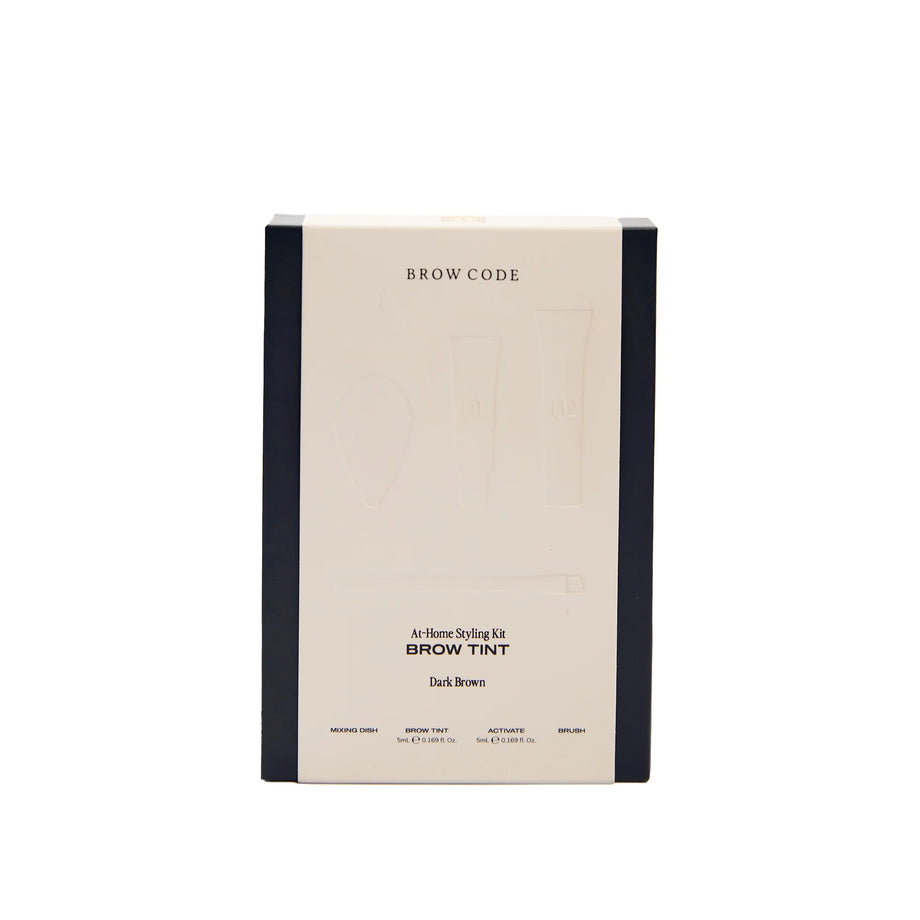 Brow Code Brow Tint Kit - Dark Brown - Professional Salon Brands