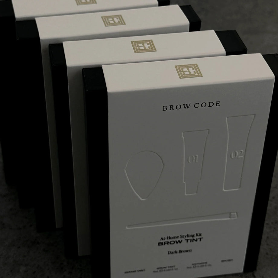 Brow Code Brow Tint Kit - Dark Brown - Professional Salon Brands