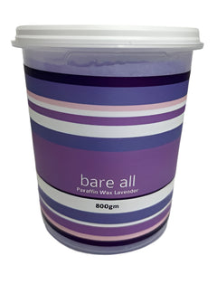 Bare All Paraffin Wax Lavender 800GM - Professional Salon Brands