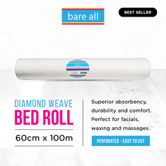 Bare All Diamond Weave Bed Roll 60cm x 100m - Professional Salon Brands