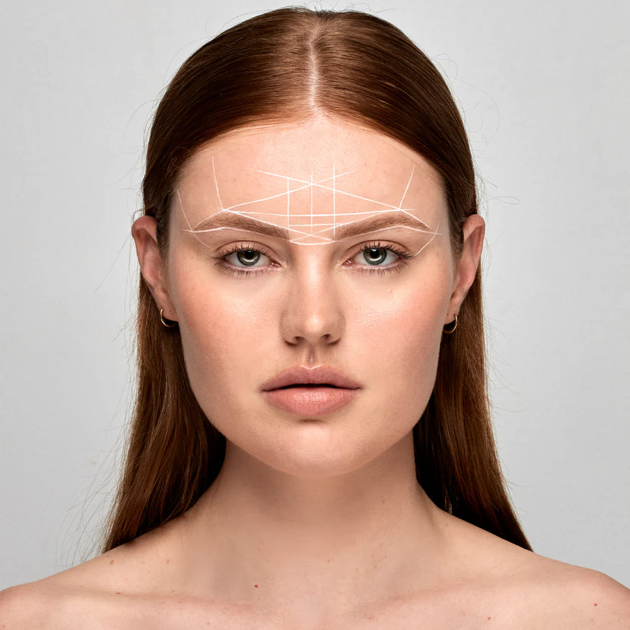 Brow Code Charcoal Brow Mapping Thread White - Professional Salon Brands