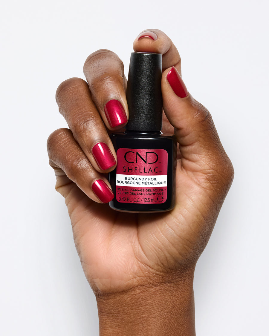 CND® SHELLAC® Retro Refresh Burgundy Foil (12.5 mL)