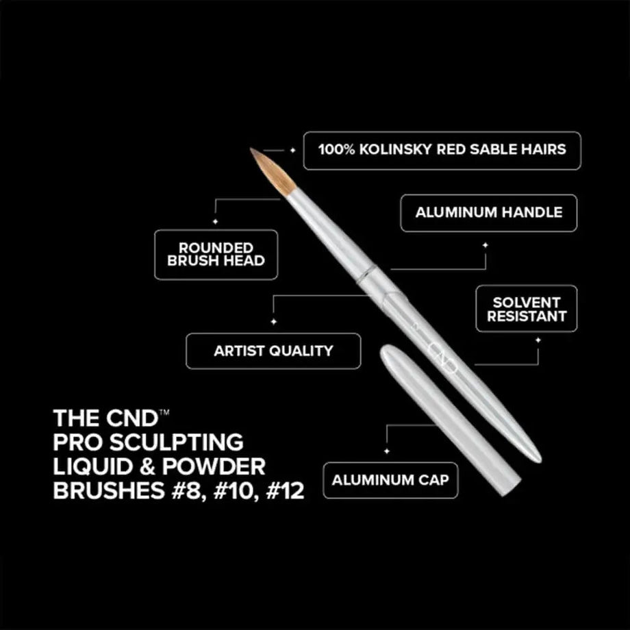 CND Tool – Brush Pro Sculpting Liquid & Powder Brush #10