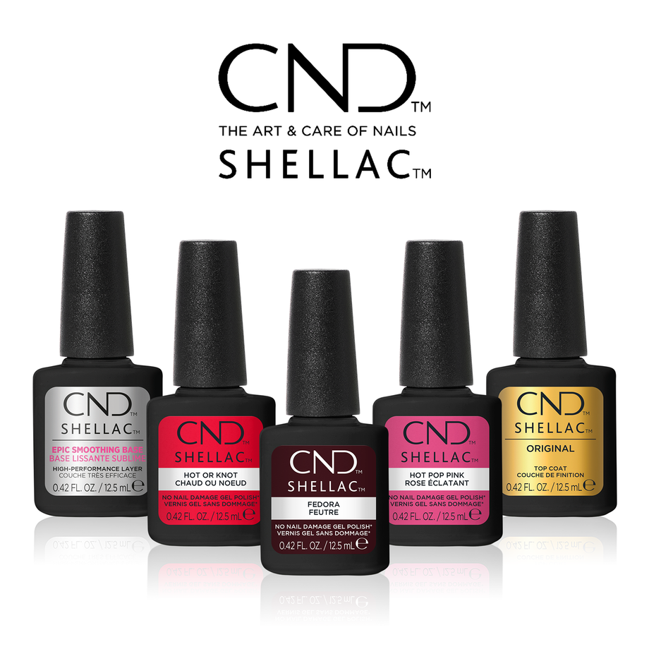CND™ SHELLAC® Intro Kit 5 x 12.5mL - Professional Salon Brands