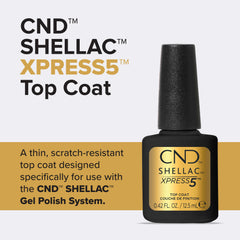 CND Shellac Gel Polish XPRESS5 Top Coat 15 mL