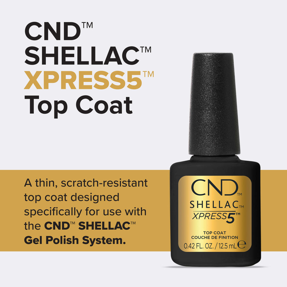 CND Shellac Gel Polish XPRESS5 Top Coat 15 mL
