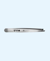 Caronlab GRIP® Tweezer Slanted Tip Stainless Steel
