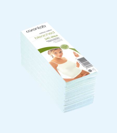 Caronlab Calico Bleached Strips 240PK