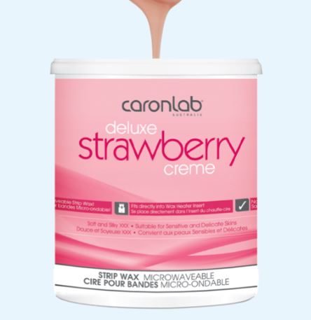 Caronlab Deluxe Strawberry Creme Strip Wax 800GM