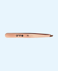 Caronlab GRIP® Tweezer Claw Slanted Tip Rose Gold