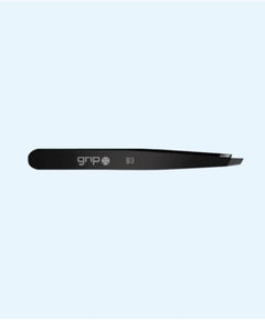 Caronlab GRIP® Tweezer Claw Slanted Tip Matte Black - Professional Salon Brands