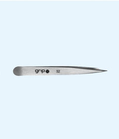 Caronlab GRIP® Tweezer Pointed Tip Stainless Steel - Professional Salon Brands