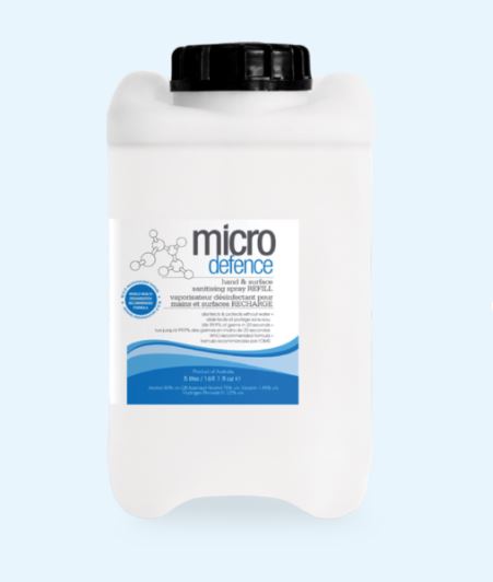 Caronlab Micro Defence Sanitising Spray Hand & Surface 5L