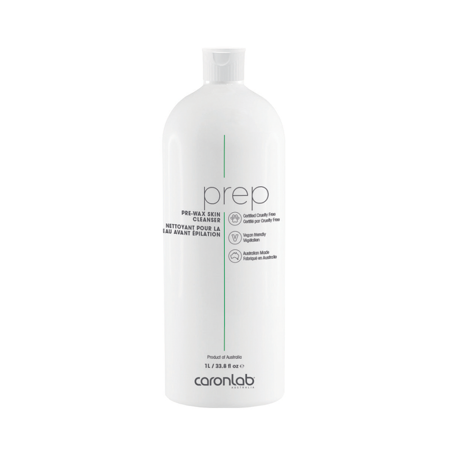 Caronlab Prep Pre Wax Skin Cleanser 1Ltr - Professional Salon Brands