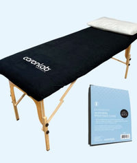 Caronlab Professional Washable Fitted Bed Cover Black