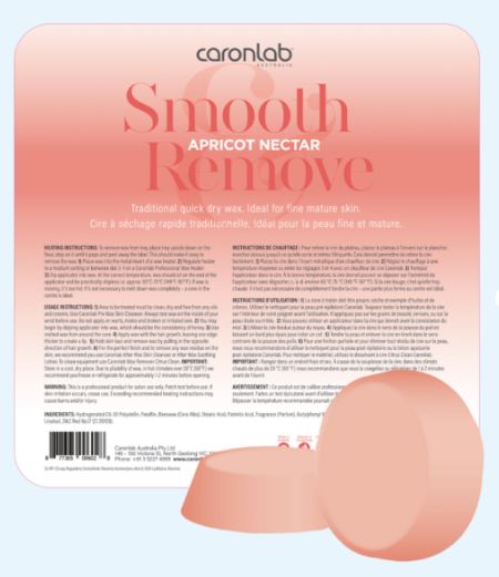 Caronlab Smooth & Remove Apricot Nectar Hard Wax 500GM
