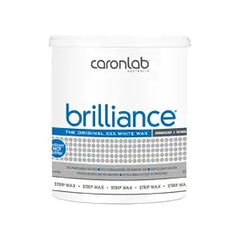 Caronlab Brilliance Strip Wax 800g – Microwaveable; Australia’s No.1 selling salon-grade white wax, renowned for its unique, creamy formula and ultra-flexible texture. 