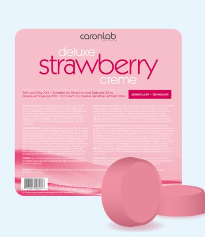 Caronlab Deluxe Strawberry Creme Hard Wax Tray 500ML