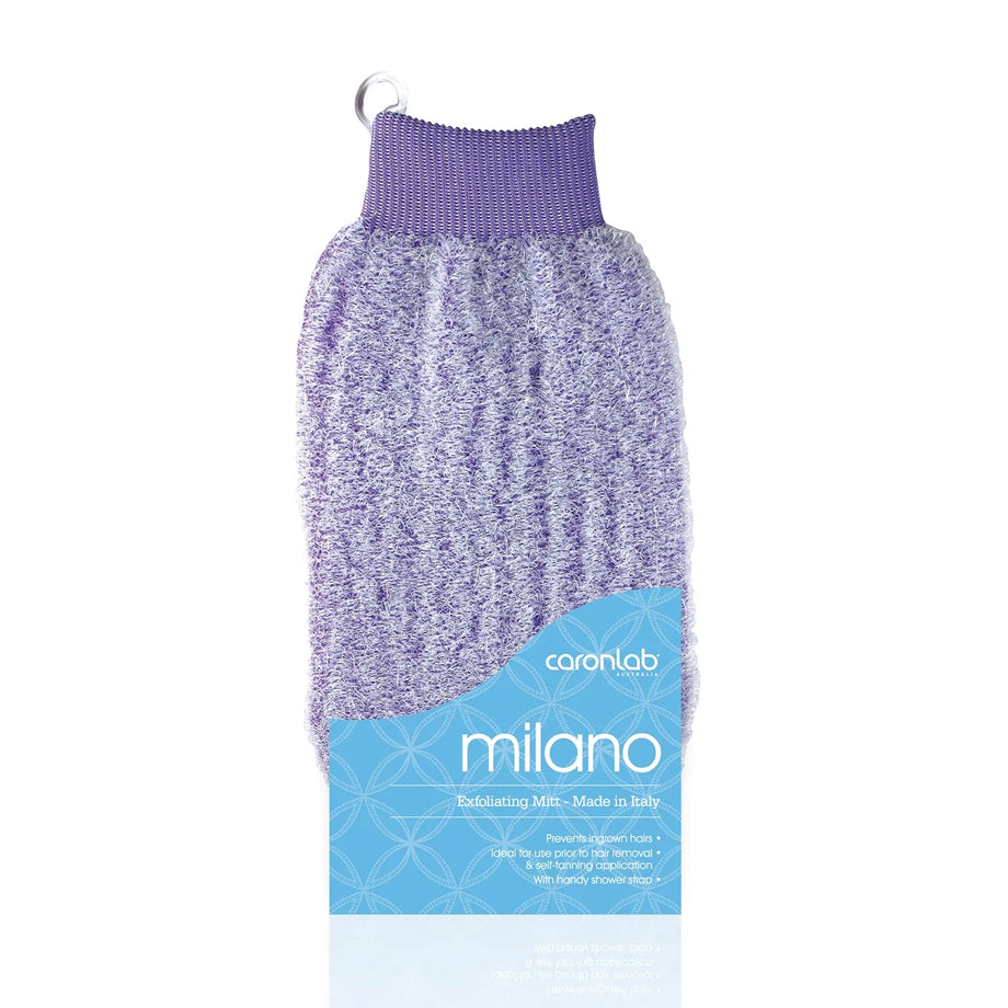 Caronlab Milano Exfoliating Mitt - Violet
