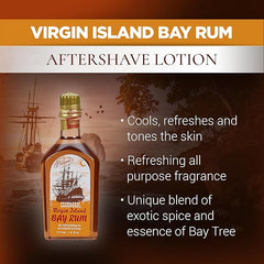 Clubman Pinaud Bay Rum After Shave 177ml - Professional Salon Brands