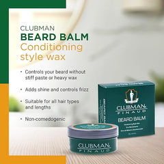 Clubman Pinaud Beard Balm 59g - Professional Salon Brands
