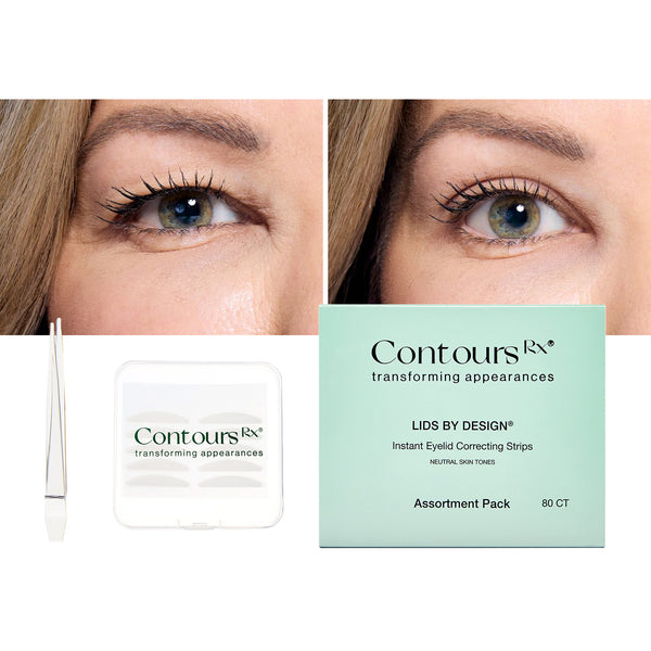 Contours Rx Eye Lifting Strips Assortment Pack (80 Strips)