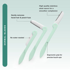 Contours Rx Dermal Blades (3-Pack) - Professional Salon Brands