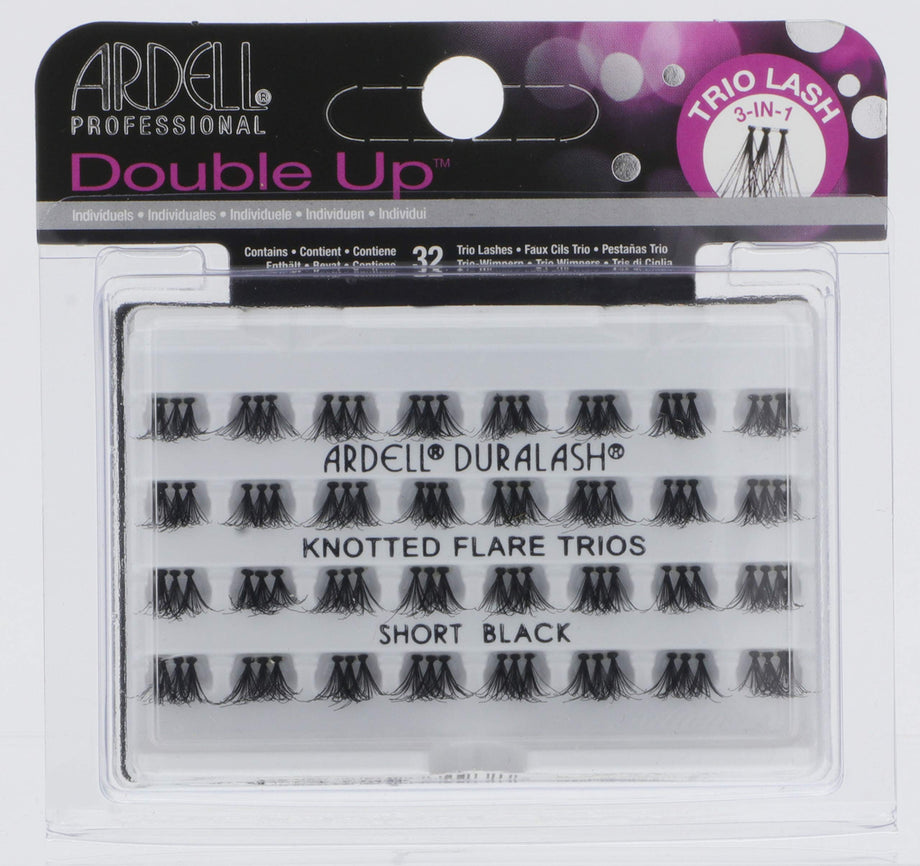 Ardell Lashes Double Trio Individuals - Short Black - Professional Salon Brands