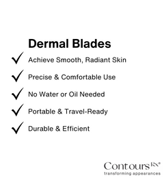 Contours Rx Dermal Blades (3-Pack) - Professional Salon Brands