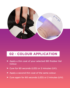 ibd Rubber Gel Coral Blush 15ml - Professional Salon Brands